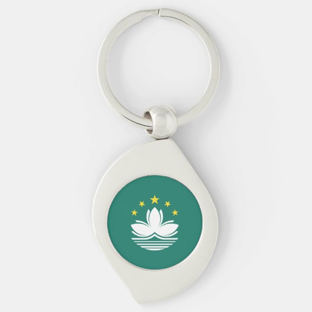 Macau Flag Keychain (Front)