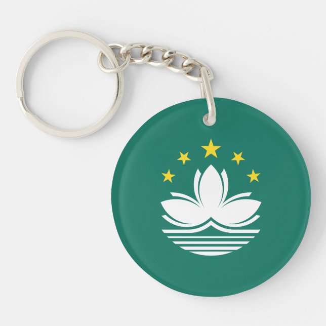 Macau Flag Keychain (Front)