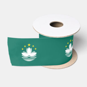 Macau Flag Satin Ribbon