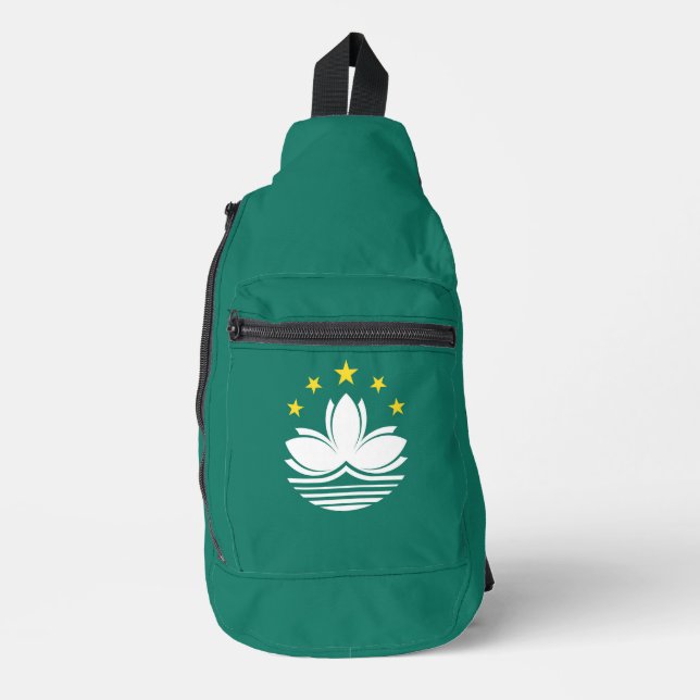 Macau flag sling bag (Front)