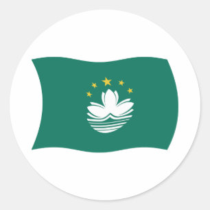 Macau Flag Sticker