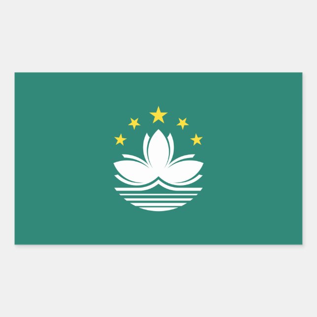 Macau Flag Sticker (Front)