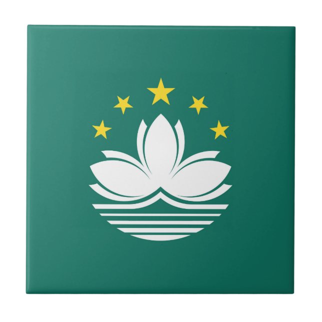Macau flag tile (Front)