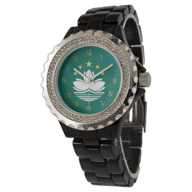 Macau flag watch (Angled)