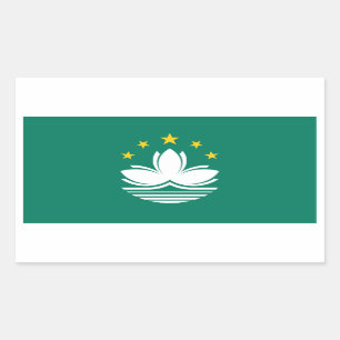 Macau/Macao Flag. China/Chinese Sticker