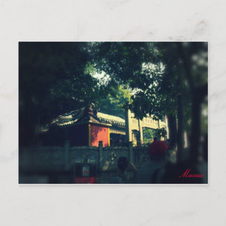 Macau Tourist Spot Postcard