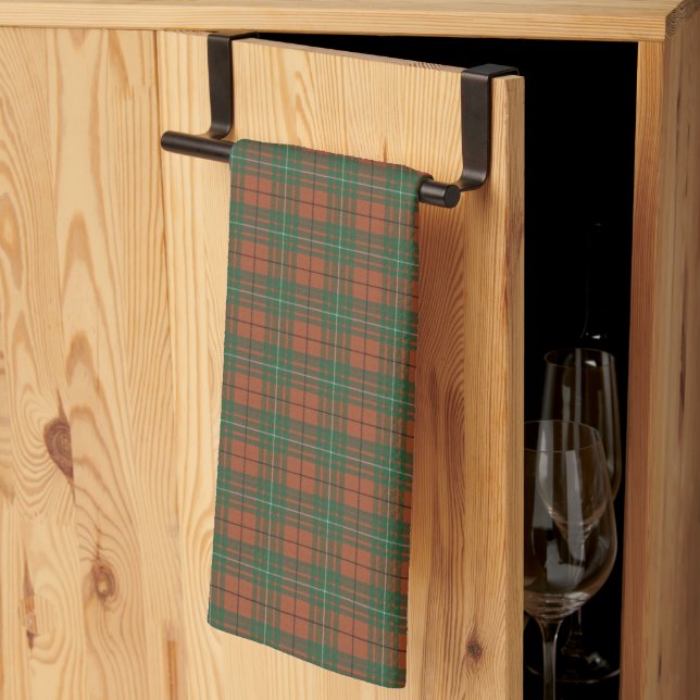 MacAuley Ancient Original Scottish Tartan Kitchen Towel (Thirds Fold)