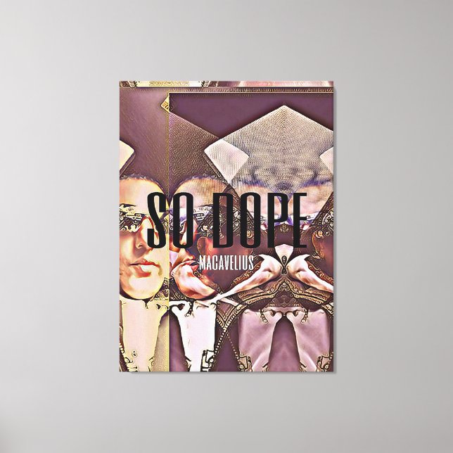 macavelius' "SO DOPE" exclusive album cover Canvas (Front)