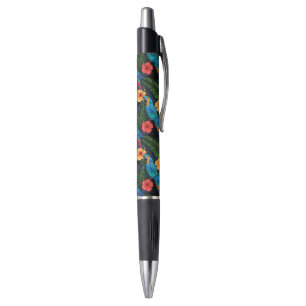 Macaw And Hibiscus Pattern Pen