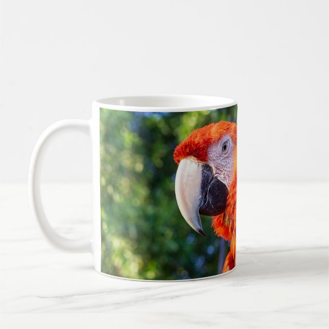 Macaw Bird Coffee Mug (Left)