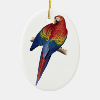 Macaw Bird Parrot Parakeet Ceramic Ornament