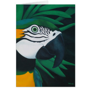 Macaw Card (Customizable)