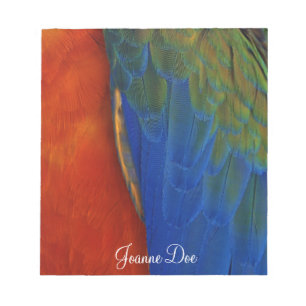 Macaw Feathers Notepad