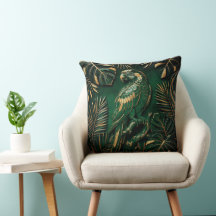 Macaw in aquamarine green