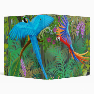Macaw Jungle Avery Binder