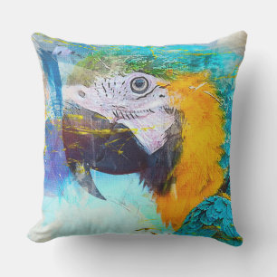 Macaw Outdoor Pillow