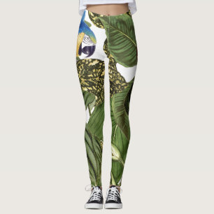 Macaw Parrot Bird All Over Print Leggings