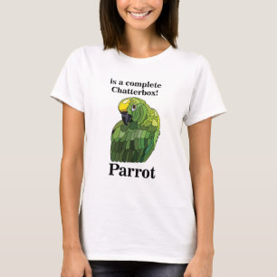 Macaw Parrot Bird Chatterbox Funny T-Shirt