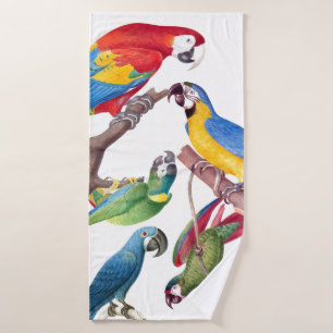 Macaw Parrot Birds Wildlife Bath Towel Set