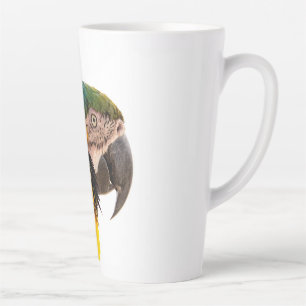 Macaw Parrot Photo Latte Mug