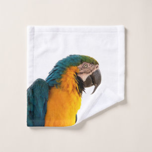 Macaw Parrot Photo Wash Cloth