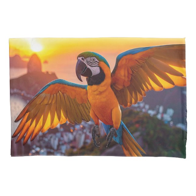 Macaw Pillowcase (Front)