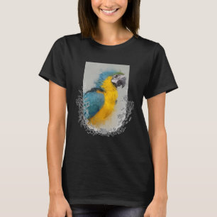 Macaw Portrait 4 Animal Bird Wildlife Parrot T-Shirt
