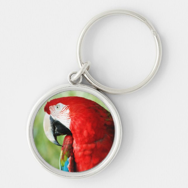 Macaw Portrait Keychain (Front)