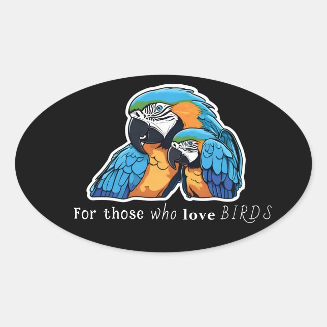 Macaws sticker (Front)