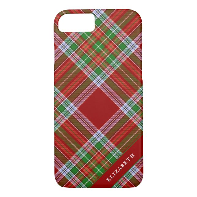 MacBain MacBean Clan Tartan Scottish Plaid Case-Mate iPhone Case (Back)