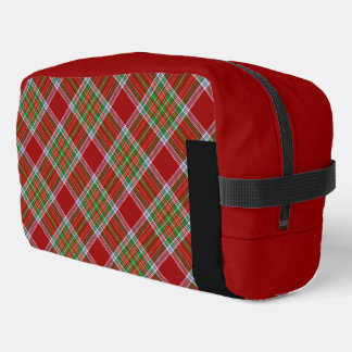 MacBain MacBean Scottish Clan Tartan Plaid Dopp Kit