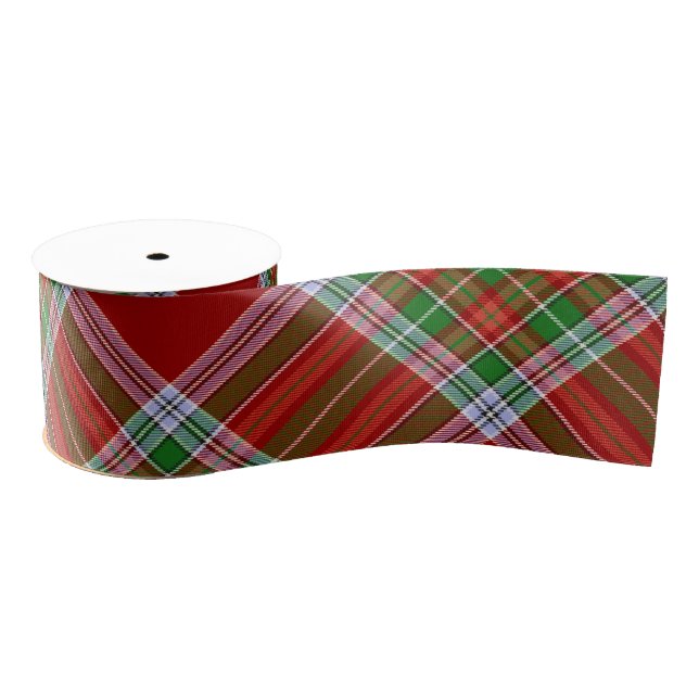 MacBain MacBean Scottish Clan Tartan Plaid Grosgrain Ribbon (Spool)