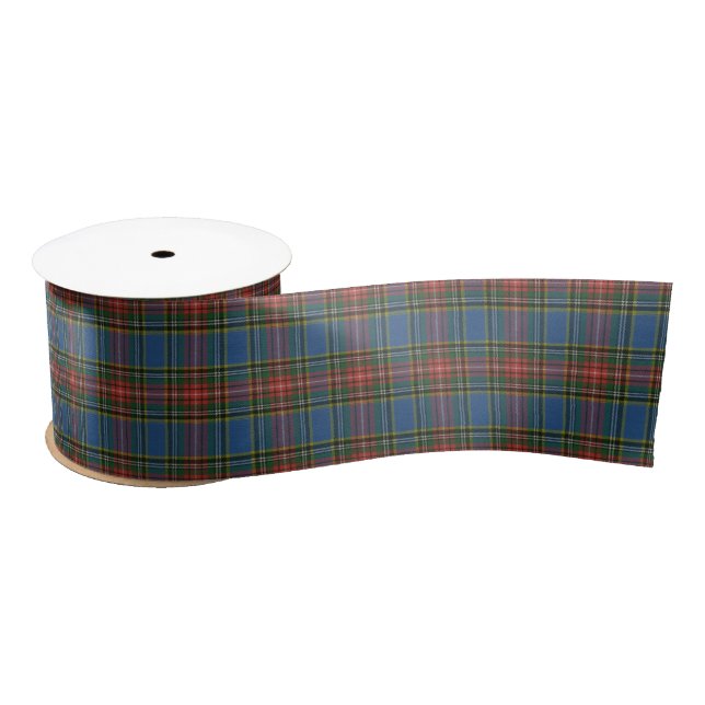 MacBeth Ancient Scottish Clan Tartan Satin Ribbon (Spool)