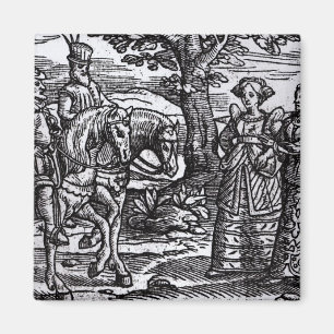 Macbeth, Banquo and the Three Witches Magnet