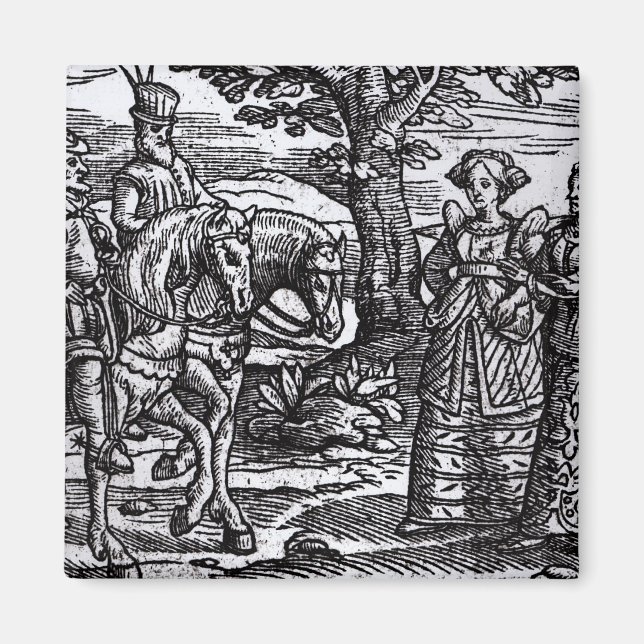 Macbeth, Banquo and the Three Witches Magnet (Front)