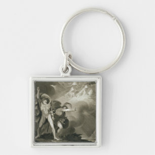 Macbeth, Banquo and the Three Witches on the Heath Keychain