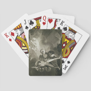 Macbeth, Banquo and the Three Witches on the Heath Playing Cards