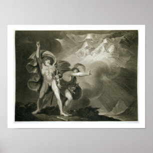 Macbeth, Banquo and the Three Witches on the Heath Poster