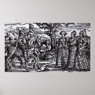 Macbeth, Banquo and the Three Witches Poster