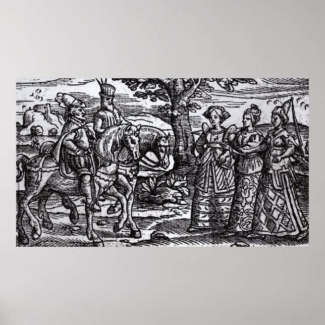 Macbeth, Banquo and the Three Witches Poster (Front)