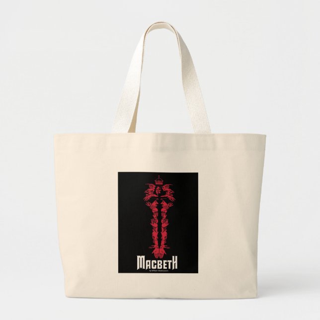 Macbeth Large Tote Bag (Front)