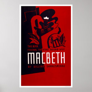 Macbeth Negro Theater 1937 WPA Poster