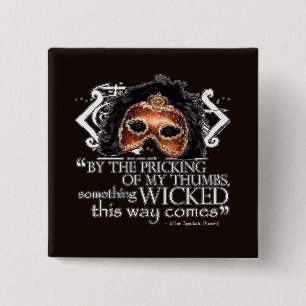 Macbeth Quote 2 Inch Square Button