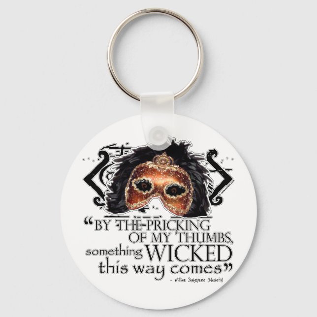Macbeth Quote Keychain (Front)