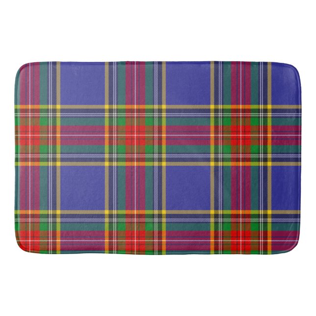 Macbeth Tartan Plaid Scottish Highland Bath Mat (Front)