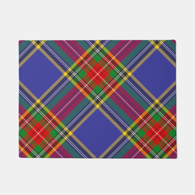 MacBeth Tartan Plaid Scottish Pattern Doormat (Front)