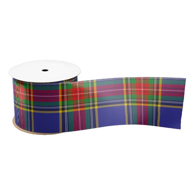 MacBeth Tartan Plaid Scottish Pattern Satin Ribbon (Spool)