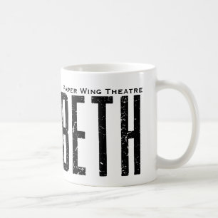 Macbeth - théâtre de papier d'aile - tasse de café