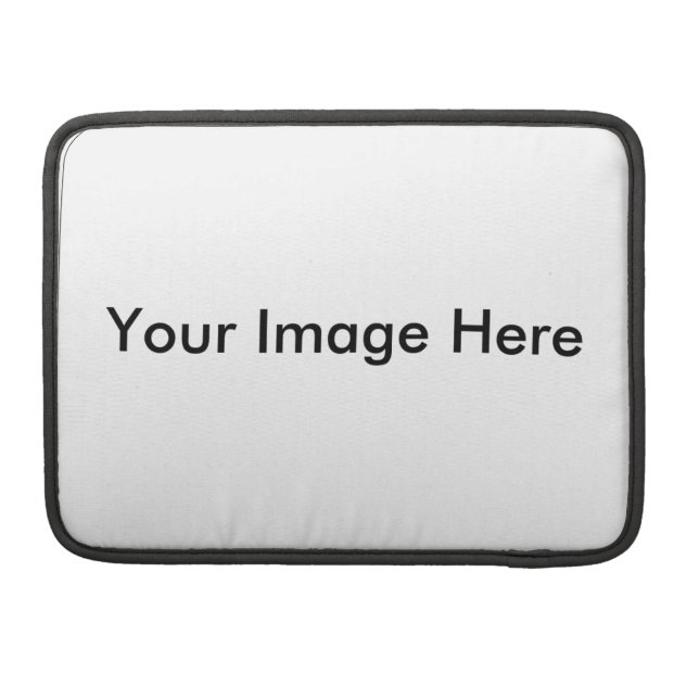 MacBook Pro 13" Sleeve - Customized Template Blank Sleeve For MacBook Pro (Back)