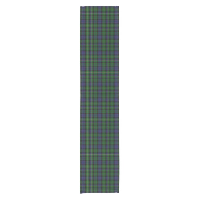 MacBride Clan Tartan Plaid Table Runner (Front)